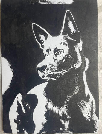 black ink
